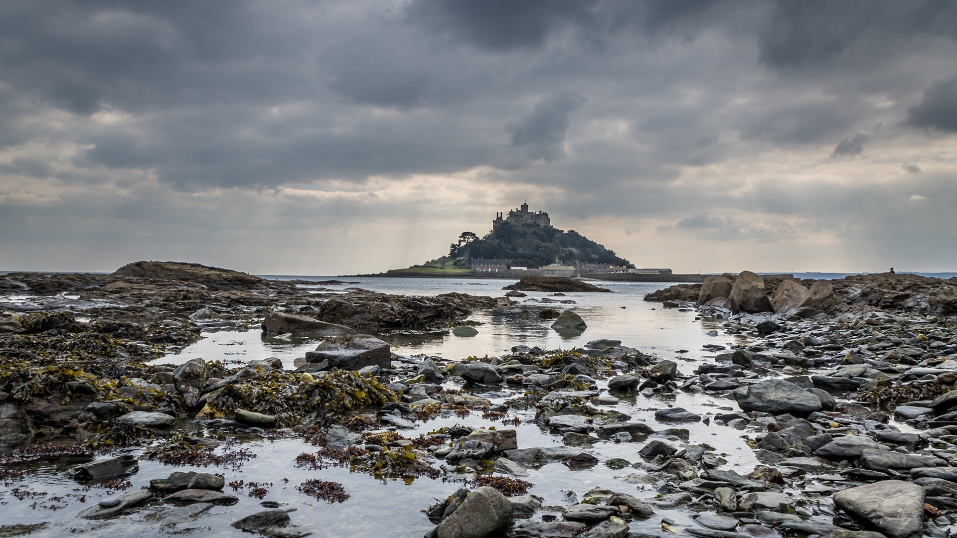 Storm Damage Reported at St Michaels Mount, Marazion
